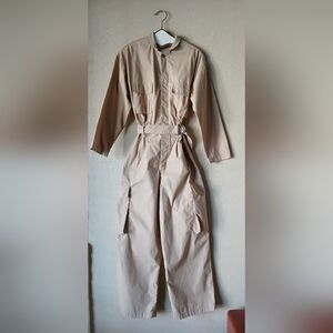 Levi's Womens Jumpsuit Size Medium M Utility Pockets Button Up